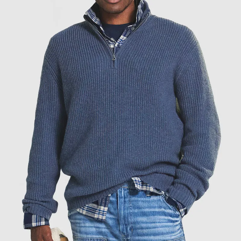 Felipe - Warm Zip Collar Sweater