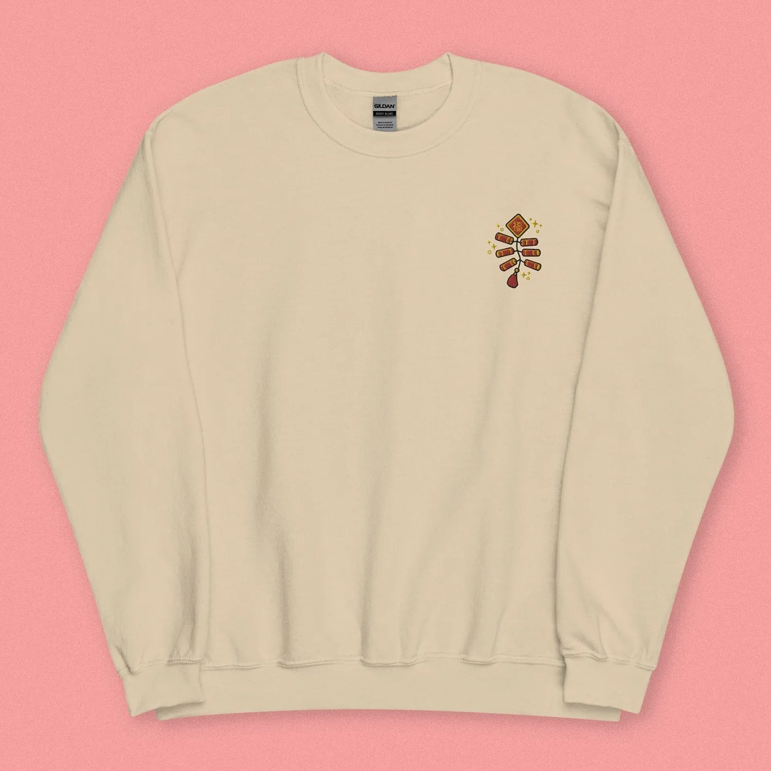 Firecracker Embroidered Sweatshirt