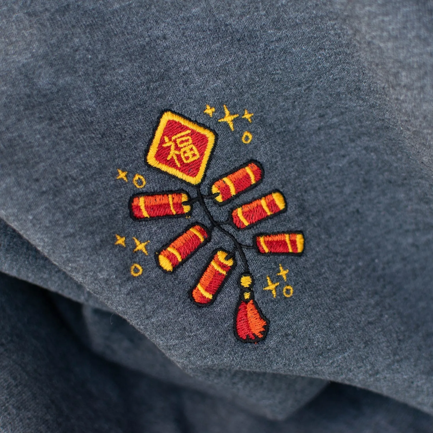 Firecracker Embroidered Sweatshirt