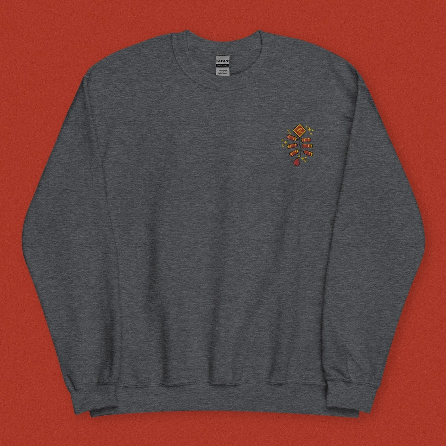 Firecracker Embroidered Sweatshirt