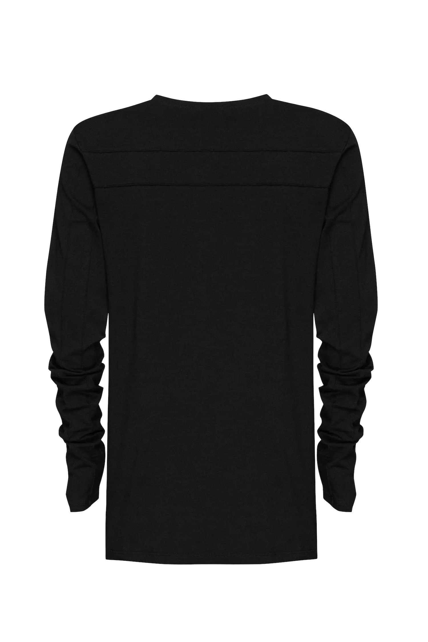 Fitted Cotton Long Sleeve Top