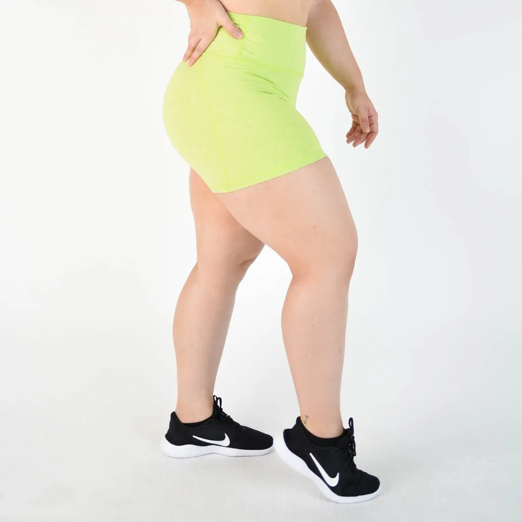 FLEO Acid Lime Shorts (True High Contour)