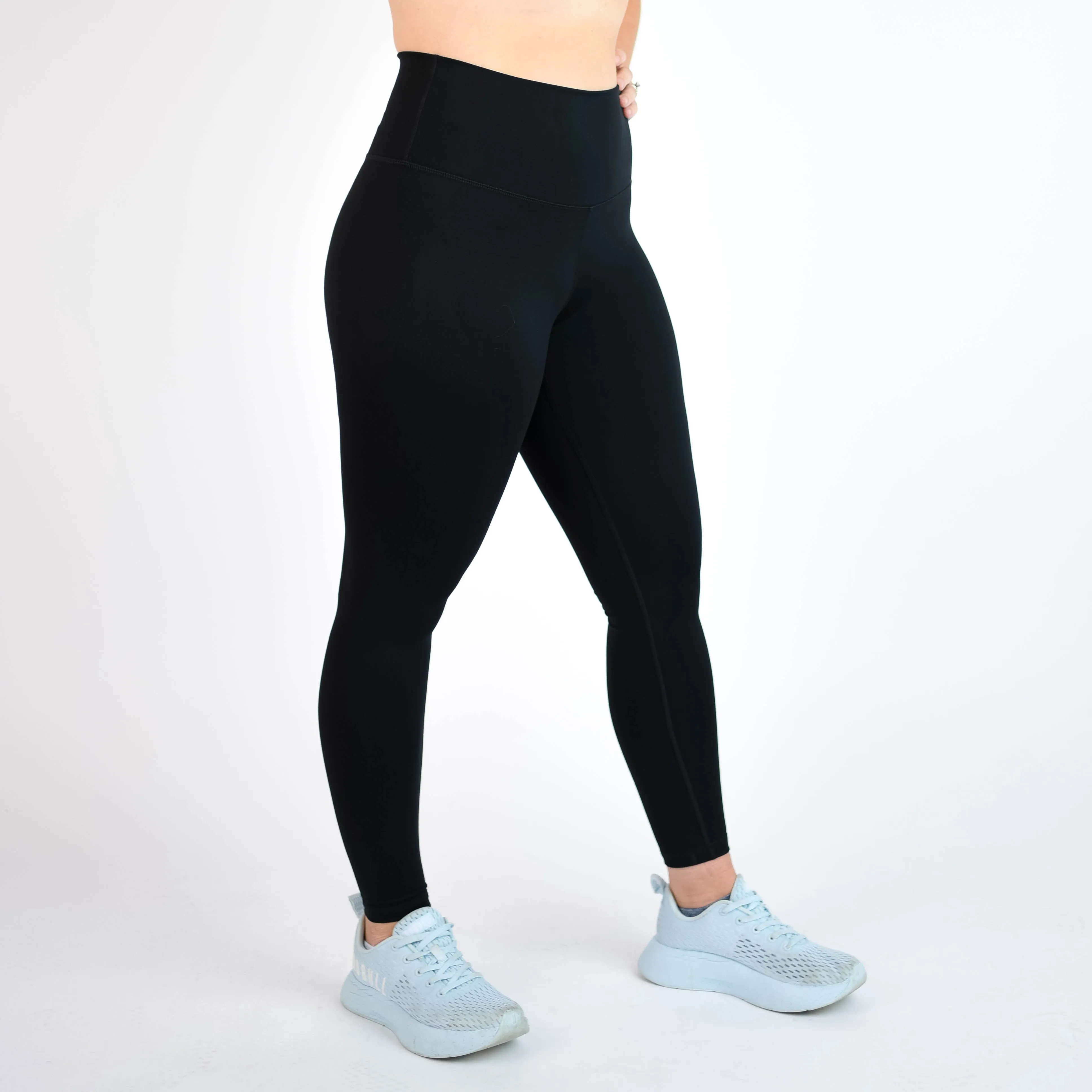 FLEO Black Super High Leggings