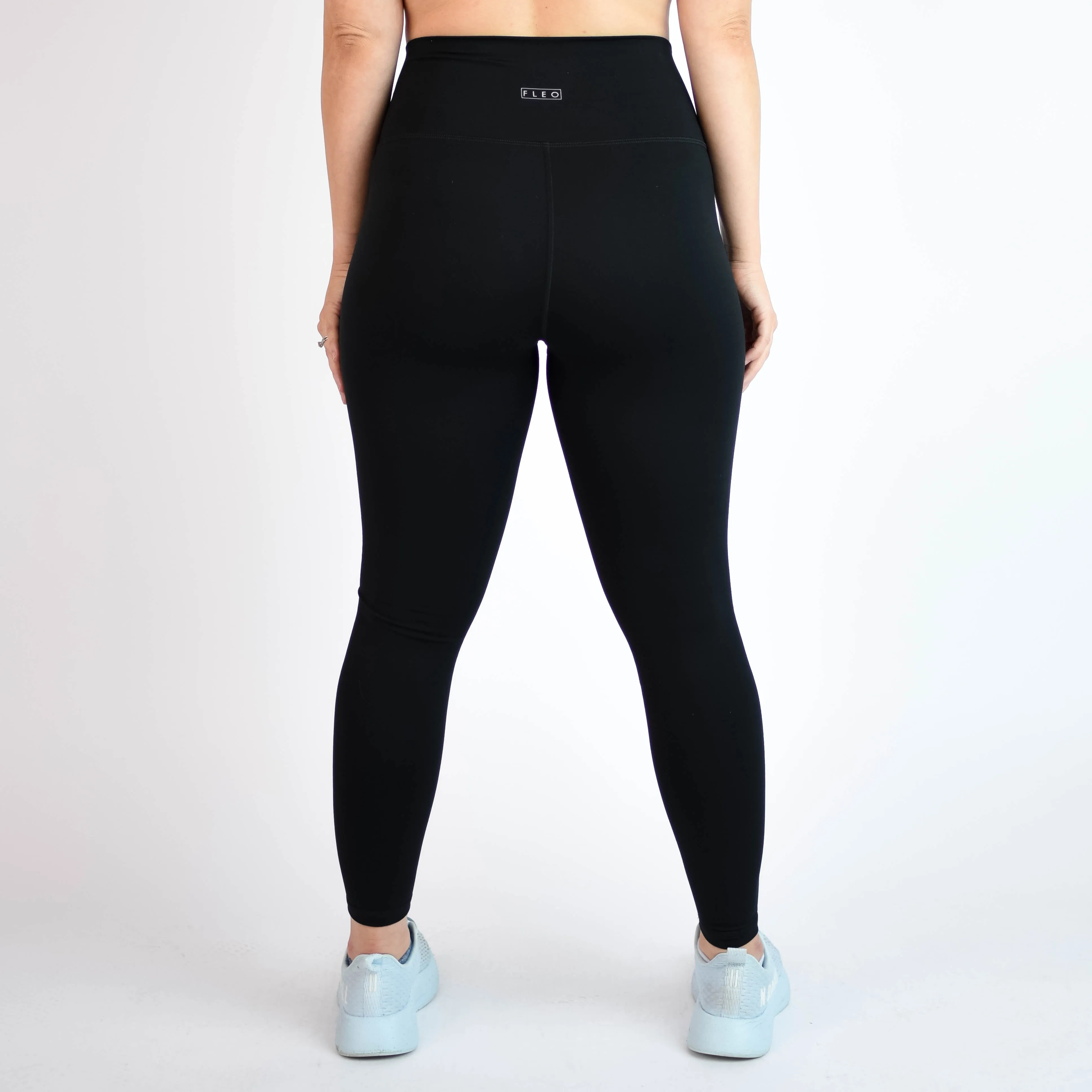 FLEO Black Super High Leggings