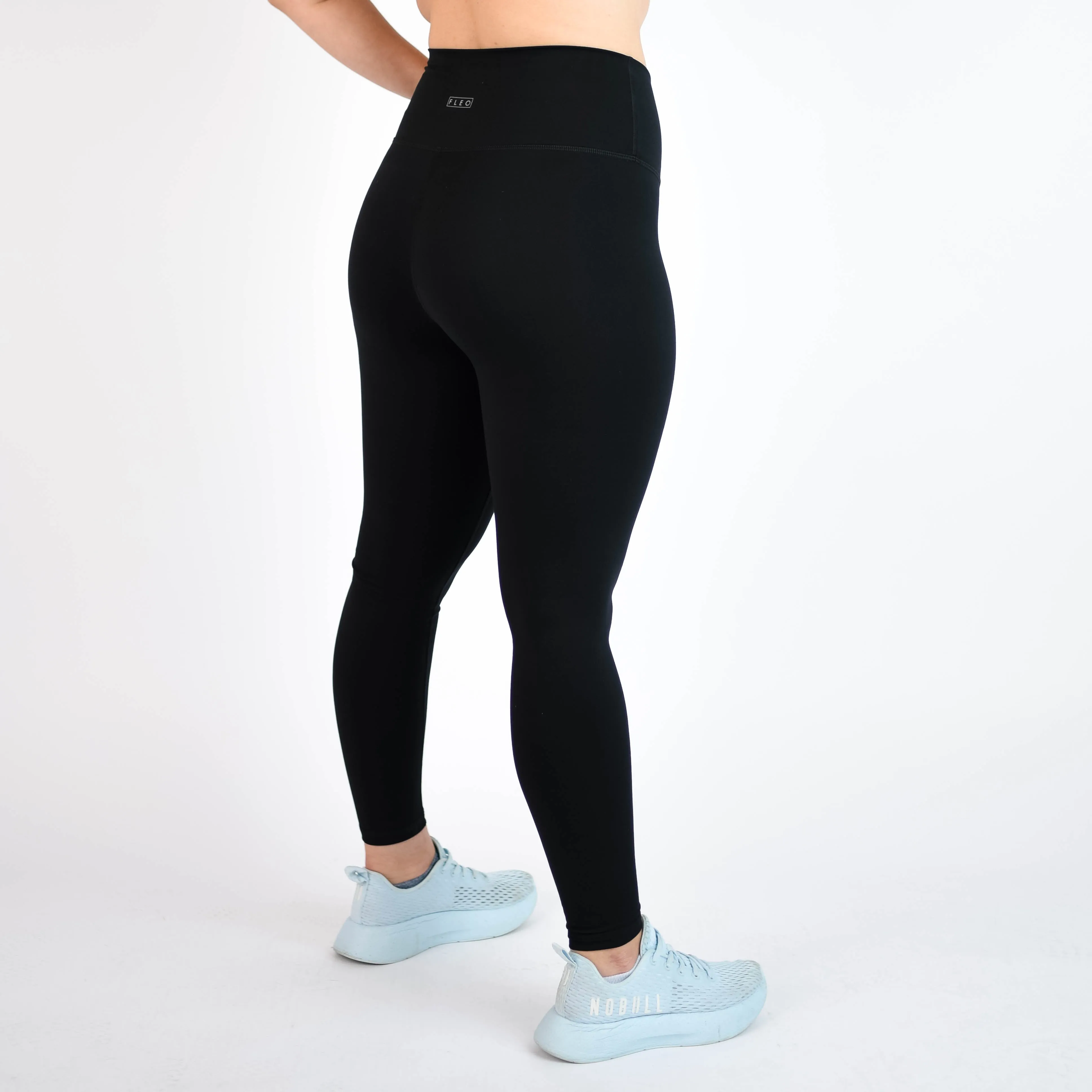 FLEO Black Super High Leggings