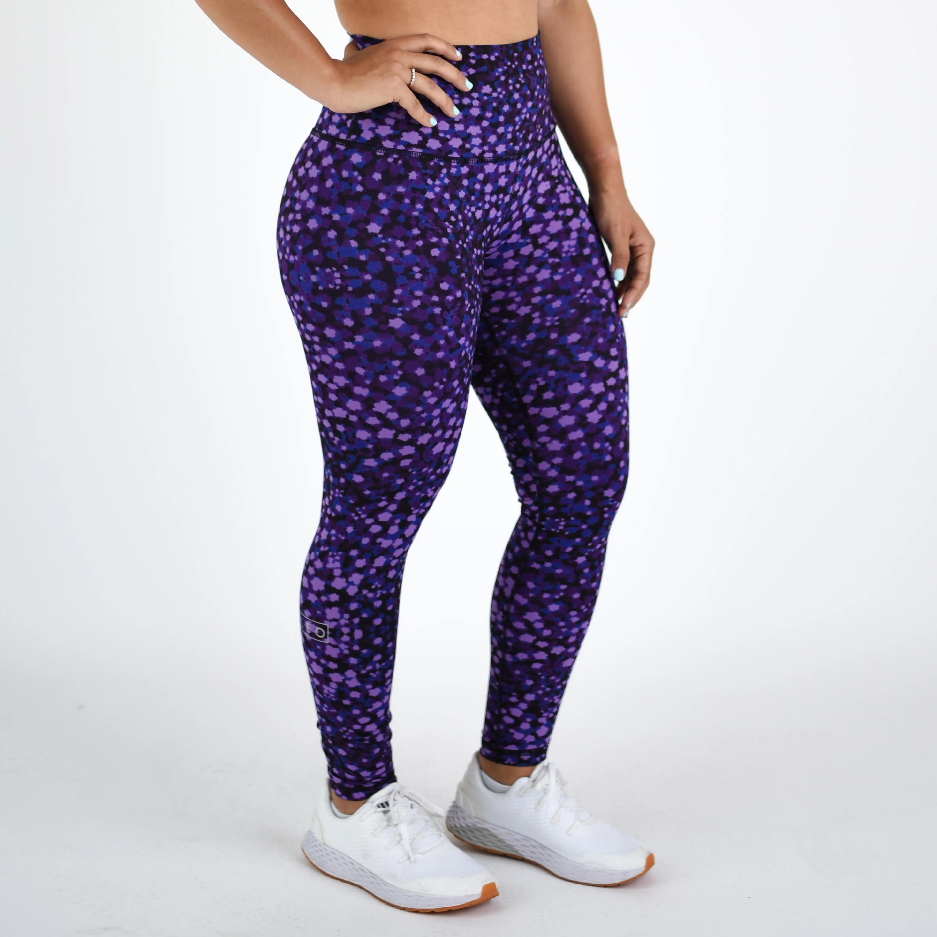 FLEO El Toro 25" Lavender Leopard Leggings