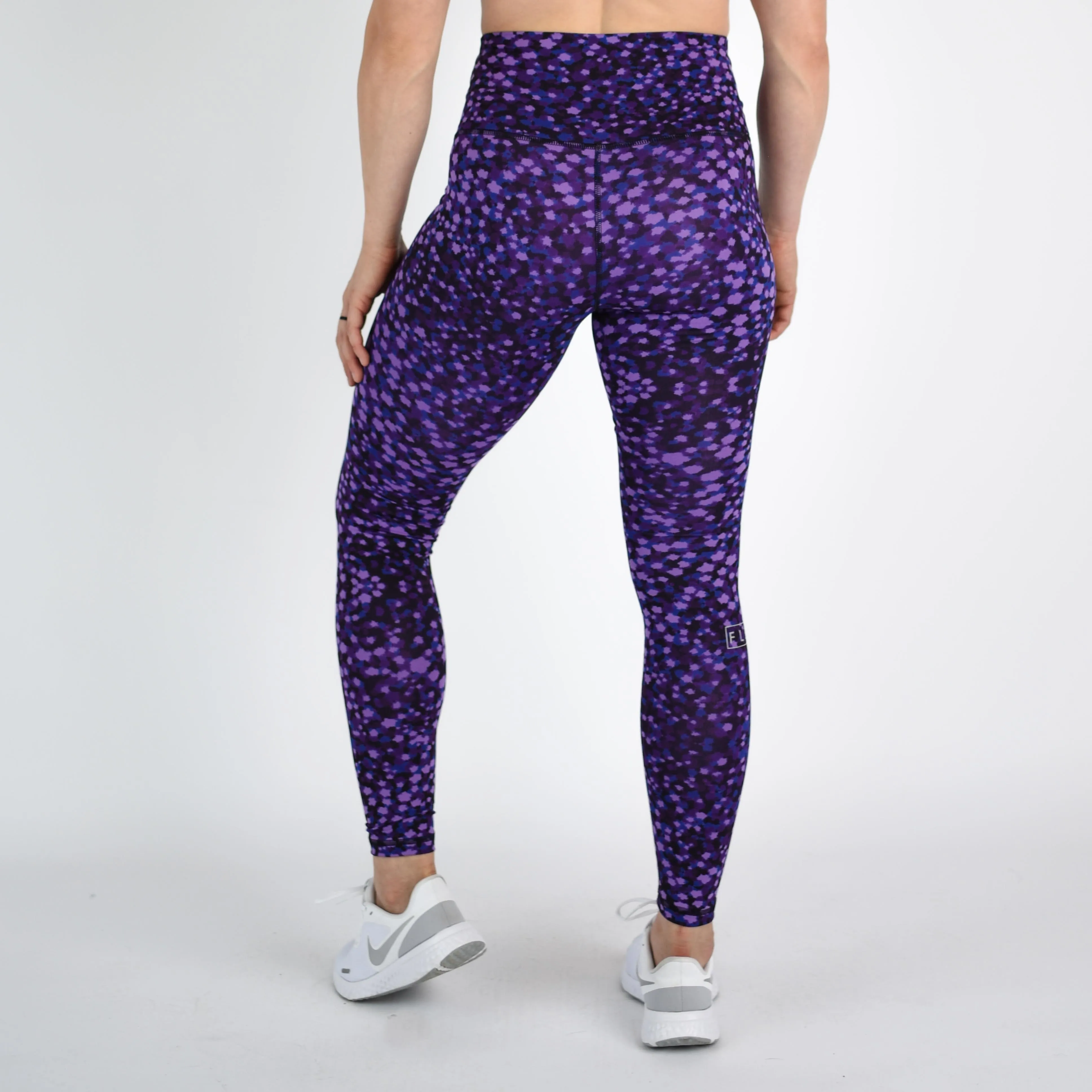 FLEO El Toro 25" Lavender Leopard Leggings