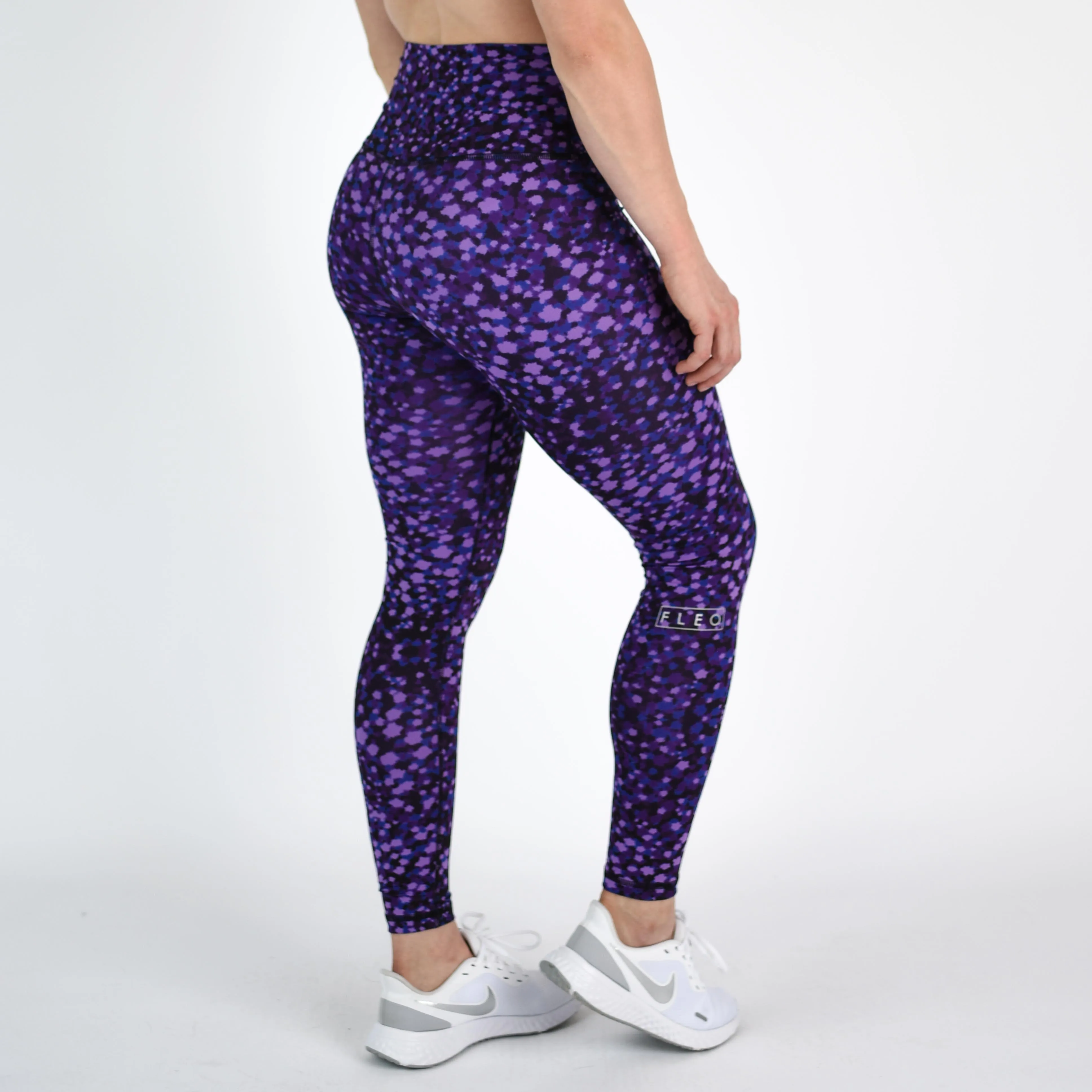 FLEO El Toro 25" Lavender Leopard Leggings