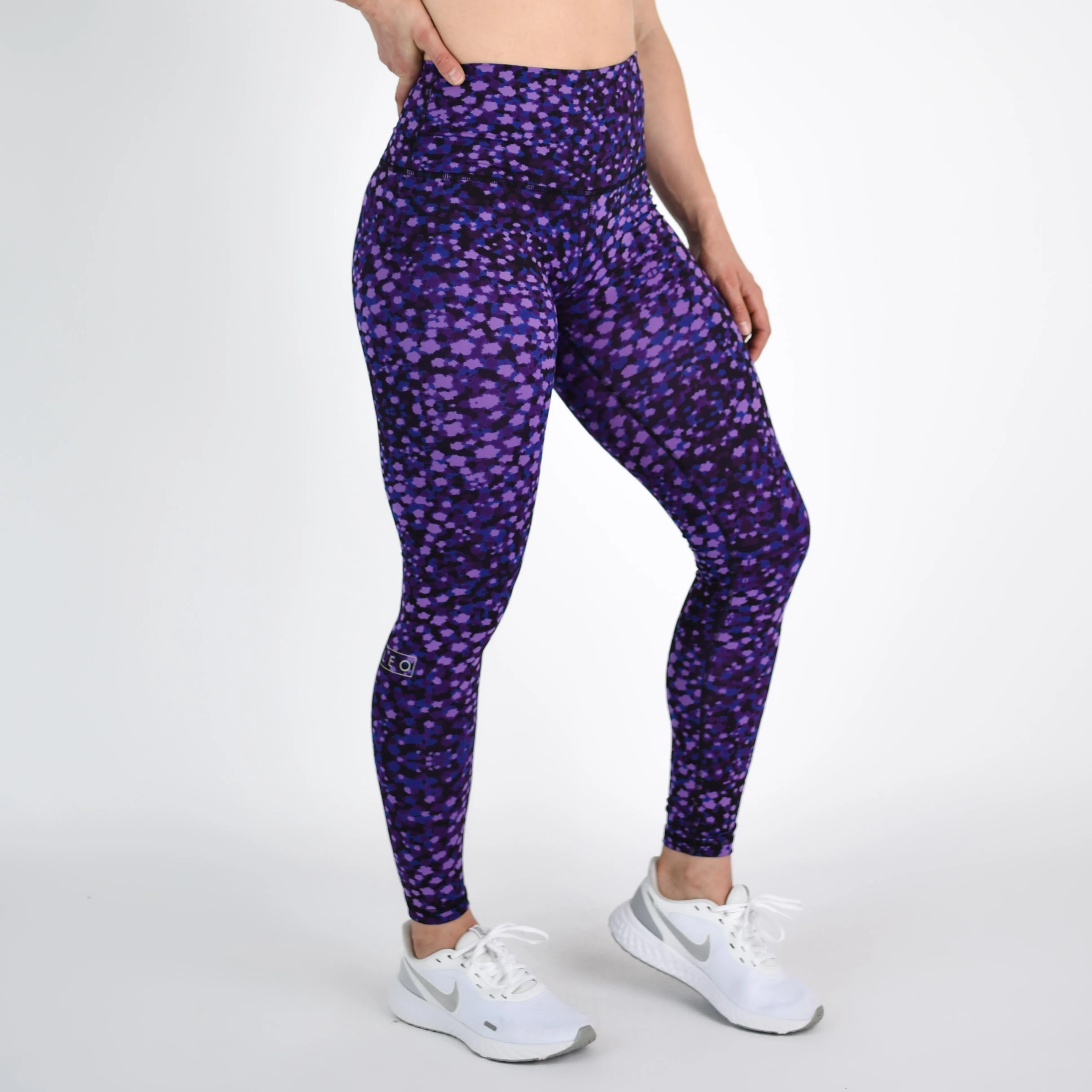 FLEO El Toro 25" Lavender Leopard Leggings