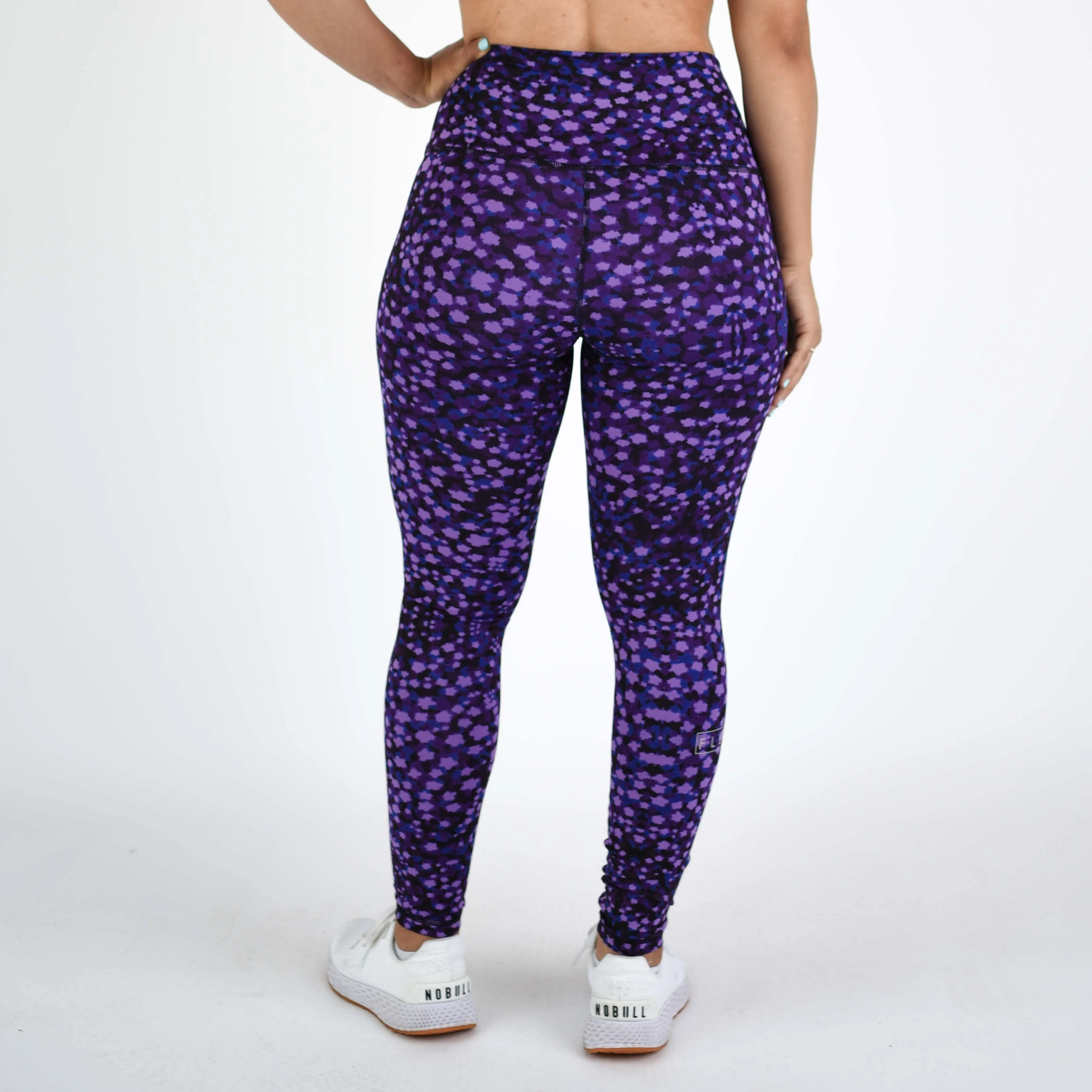 FLEO El Toro 25" Lavender Leopard Leggings