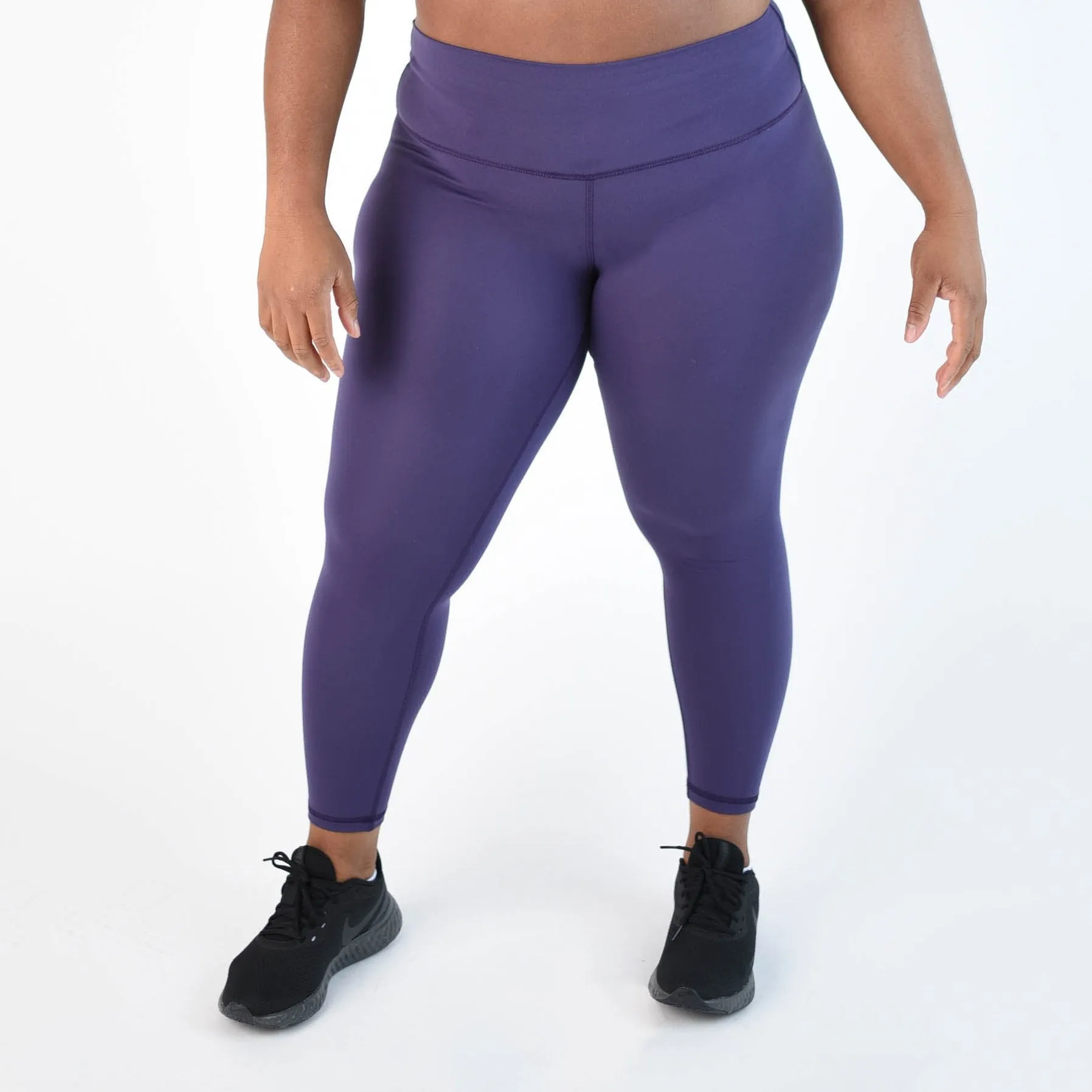 FLEO El Toro 25" Purple Velvet Leggings (Romey)