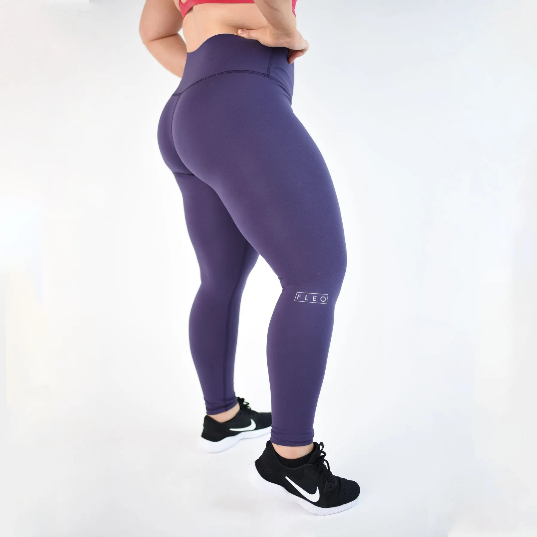 FLEO El Toro 25" Purple Velvet Leggings (Romey)