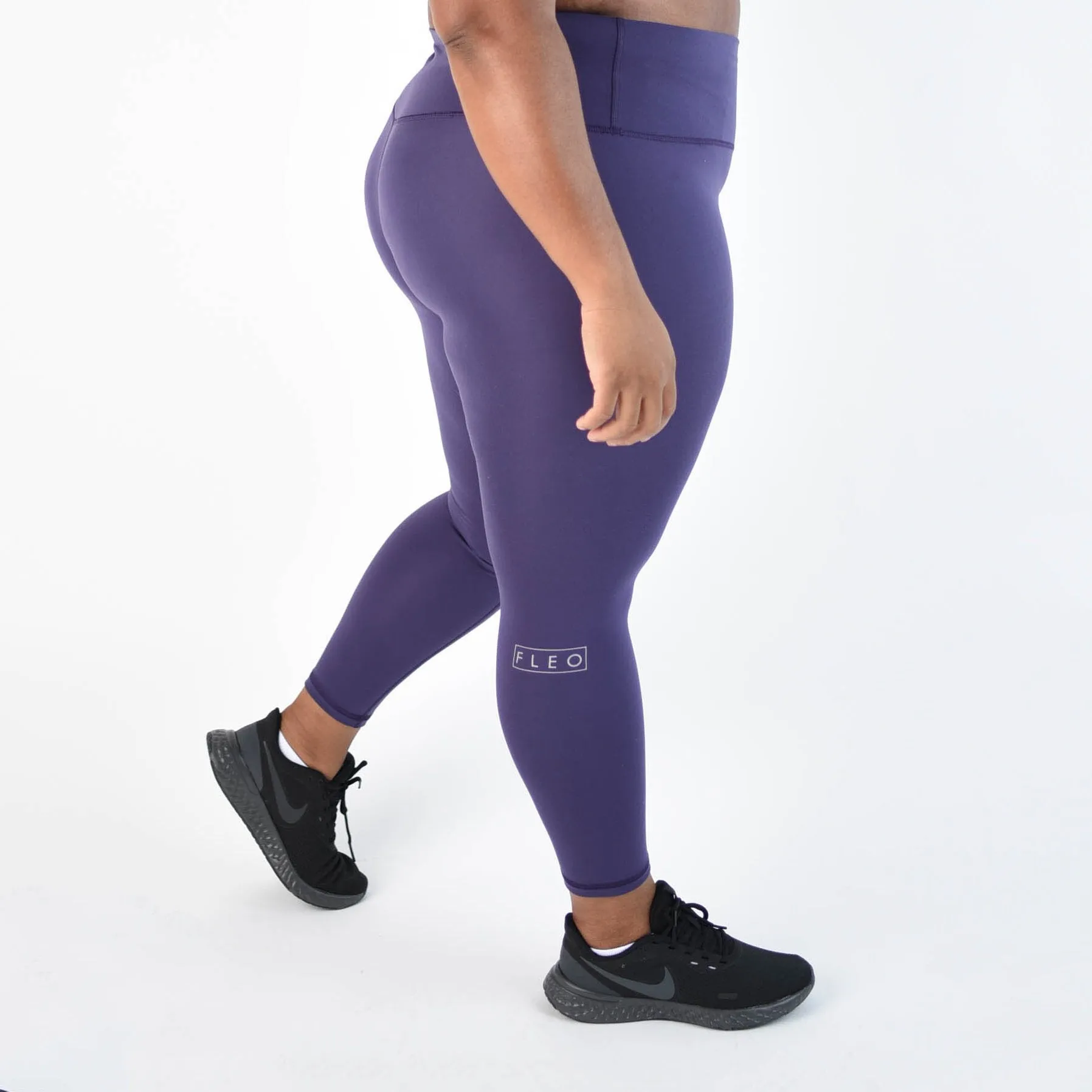 FLEO El Toro 25" Purple Velvet Leggings (Romey)