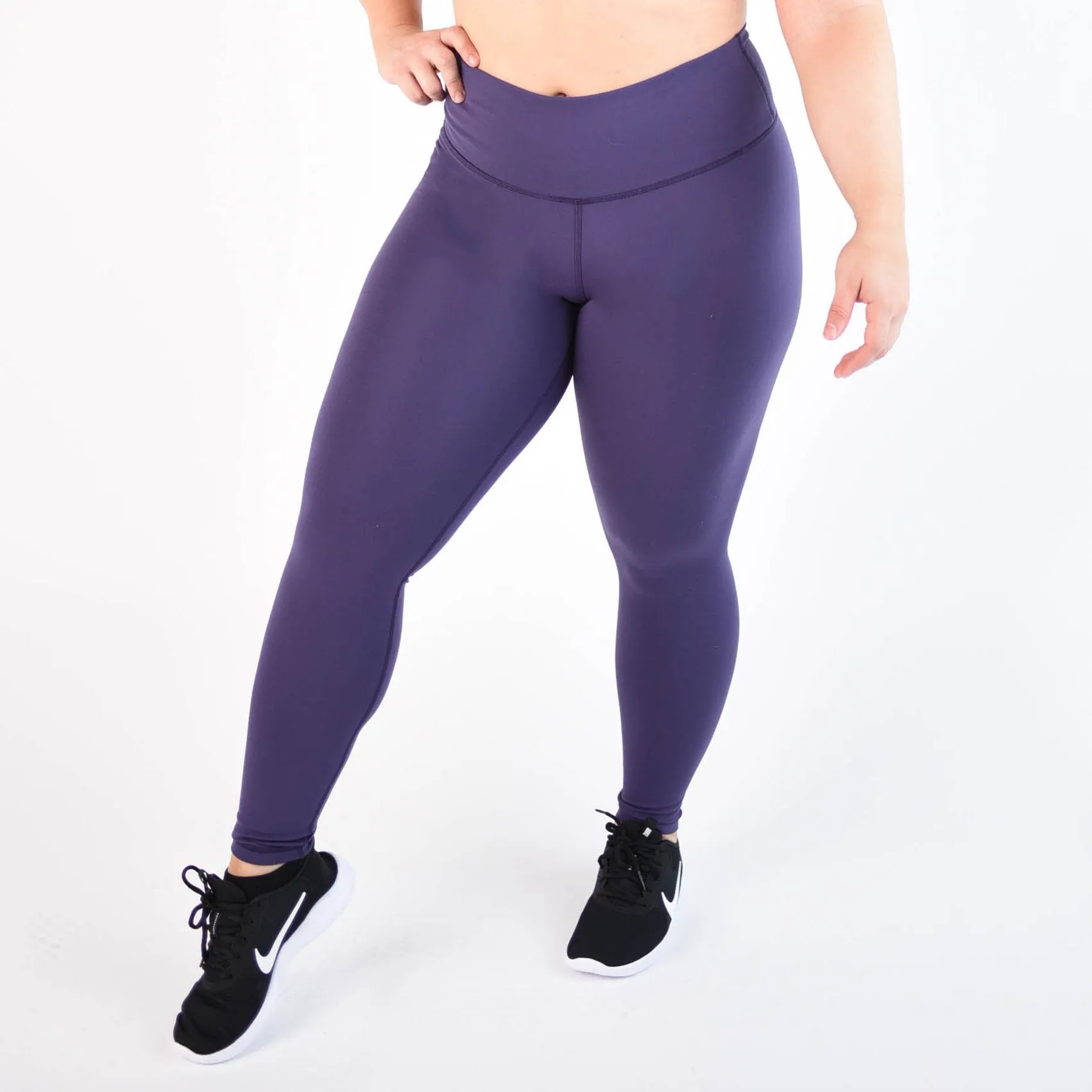 FLEO El Toro 25" Purple Velvet Leggings (Romey)