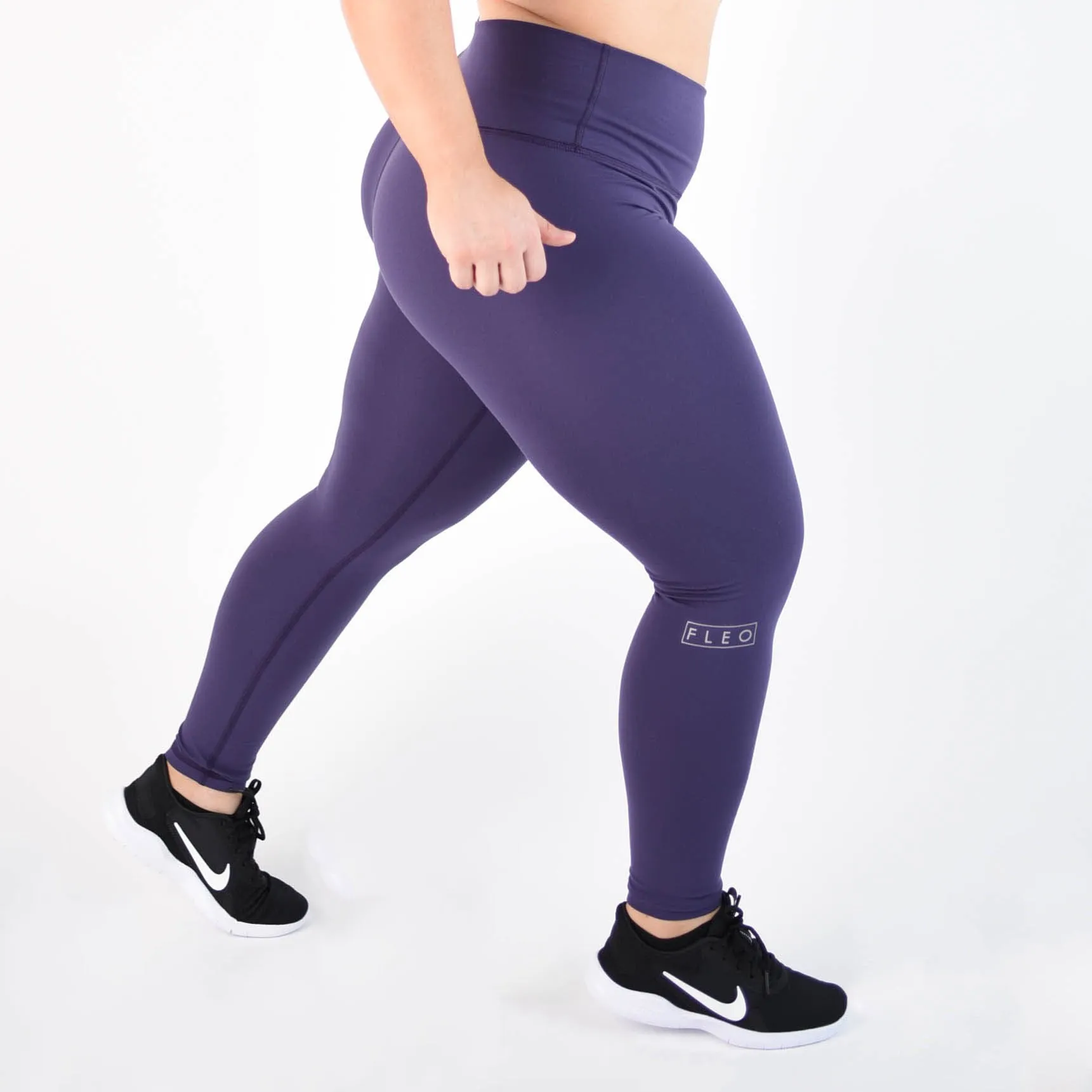 FLEO El Toro 25" Purple Velvet Leggings (Romey)