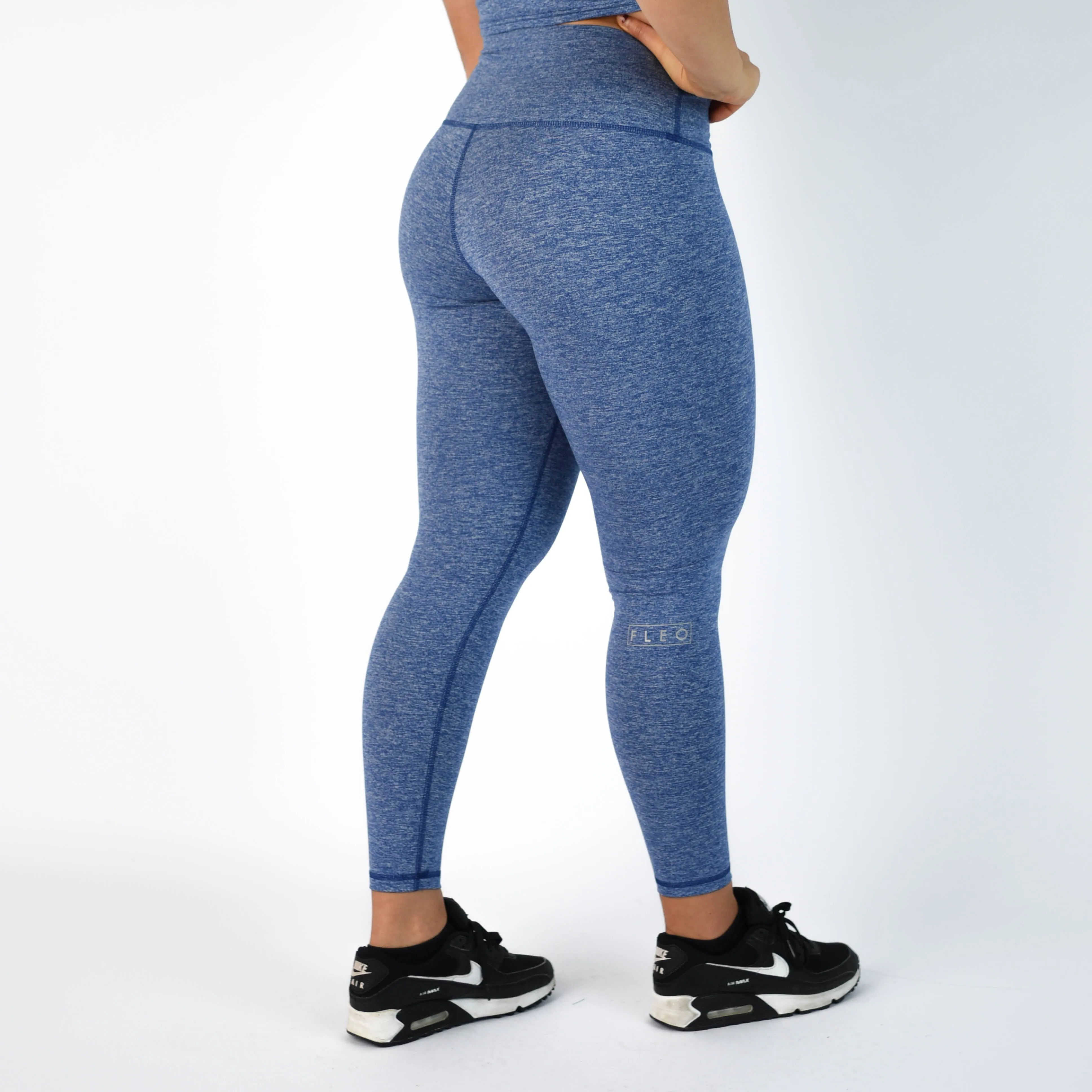 FLEO El Toro 28" Heather Cobalt Leggings