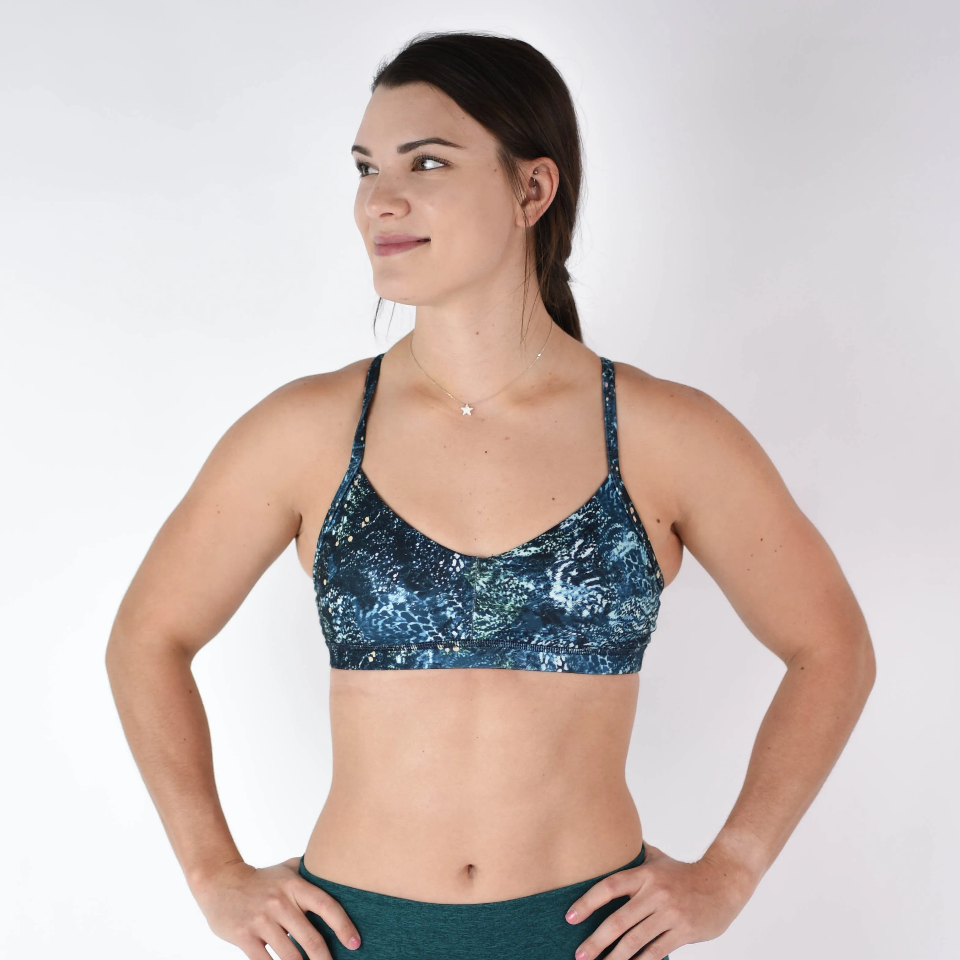 FLEO Reinette Sports Bra - Feather Waves