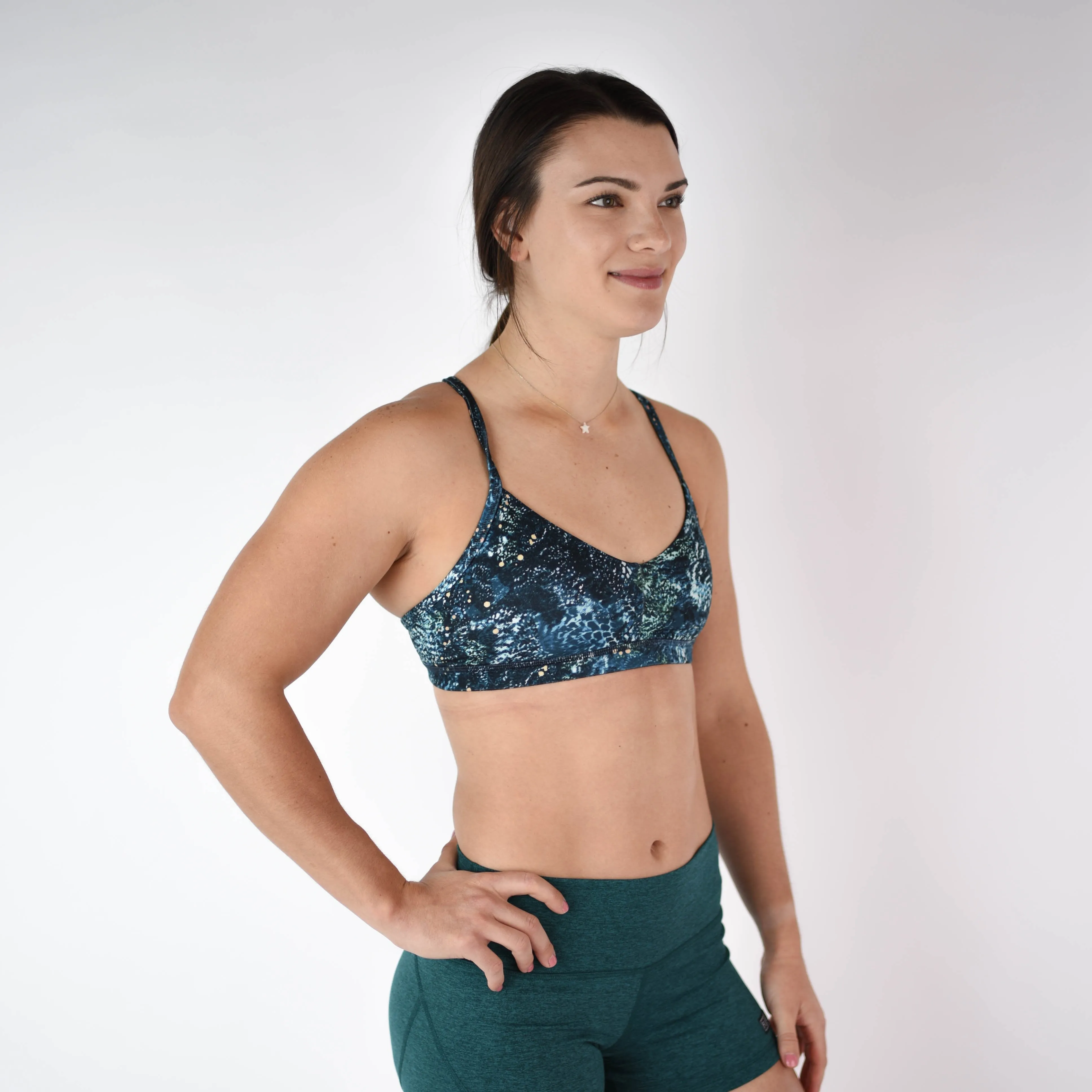 FLEO Reinette Sports Bra - Feather Waves