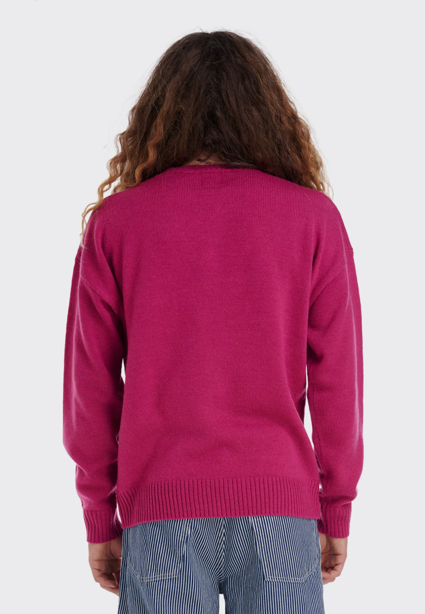 Frogger sweatshirt - fuchsia