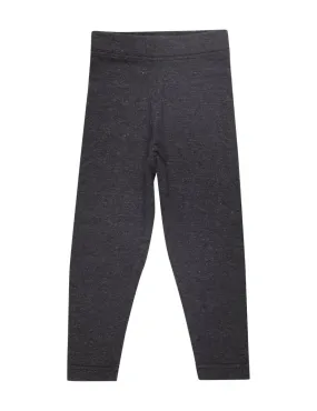 Girls Full Length Charcoal Grey Leggings