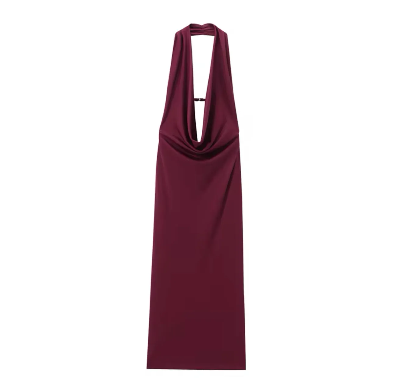 Gracie Halter Cowlneck Dress