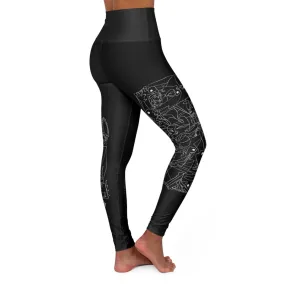 Guernica High Waisted Yoga Leggings by Insignia