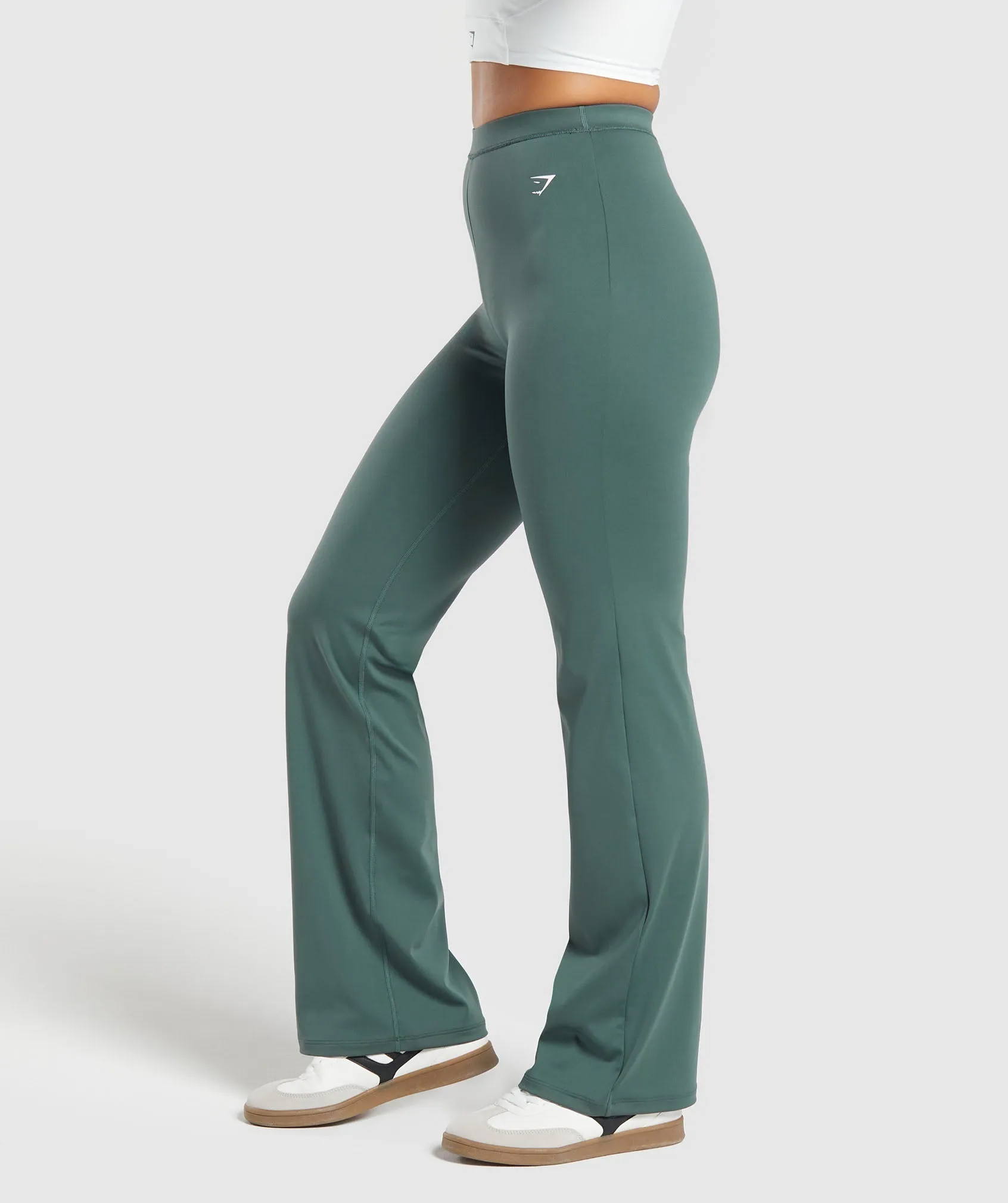 Gymshark Everyday Regular Flared Leggings - Teal