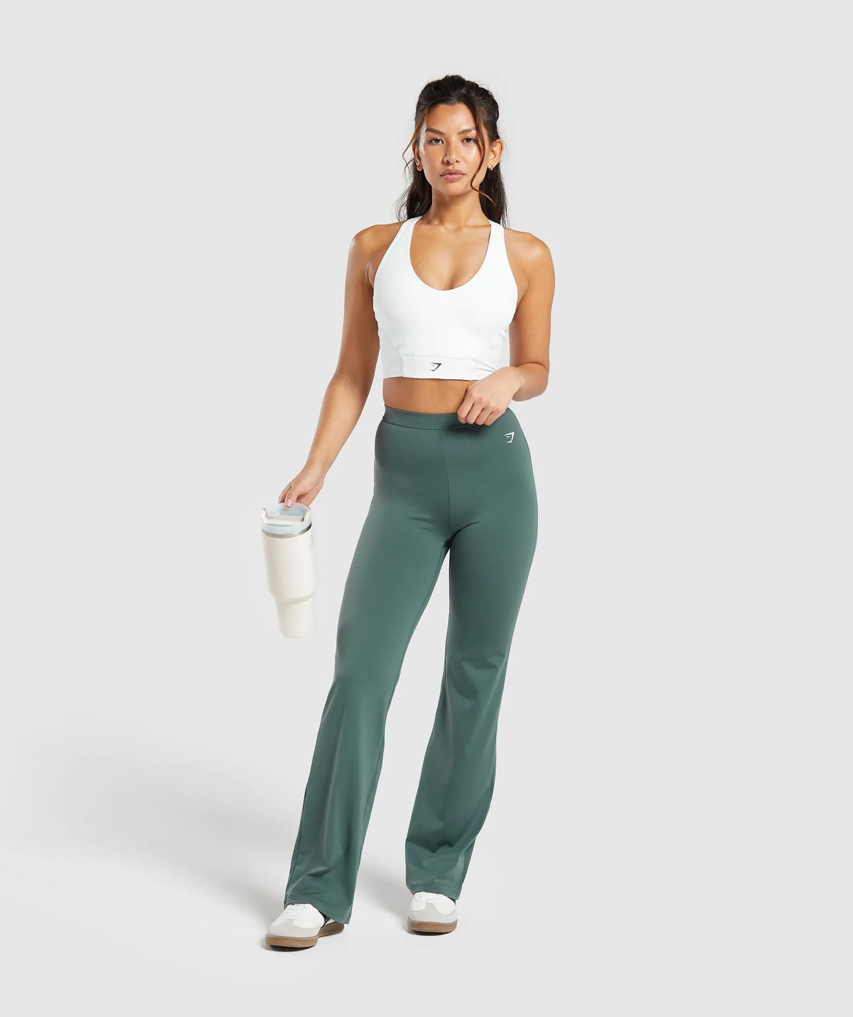 Gymshark Everyday Regular Flared Leggings - Teal