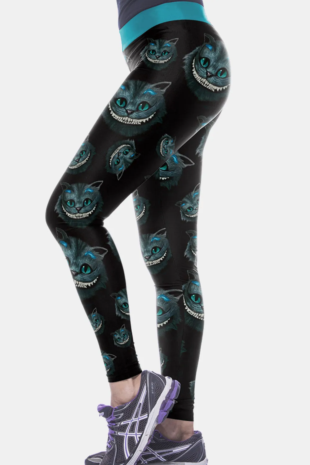 Halloween Printed Elastic Waistband Leggings