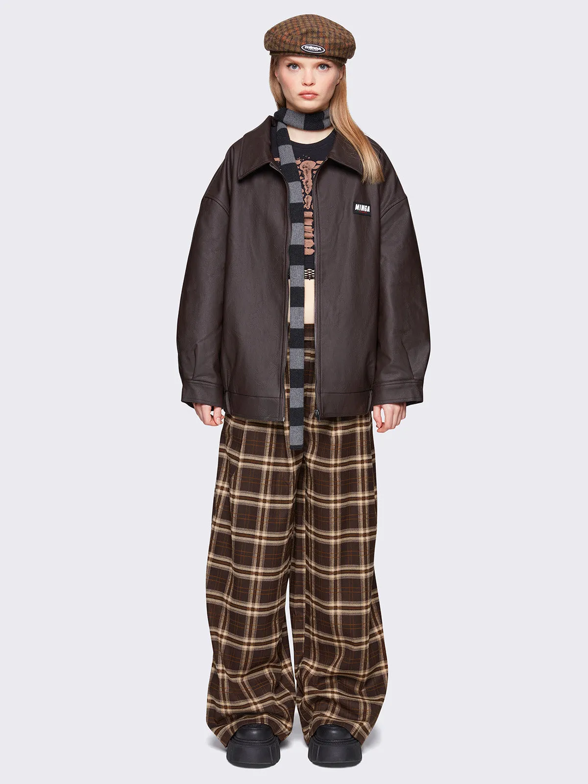 Hari Plaid Grandpa Pants