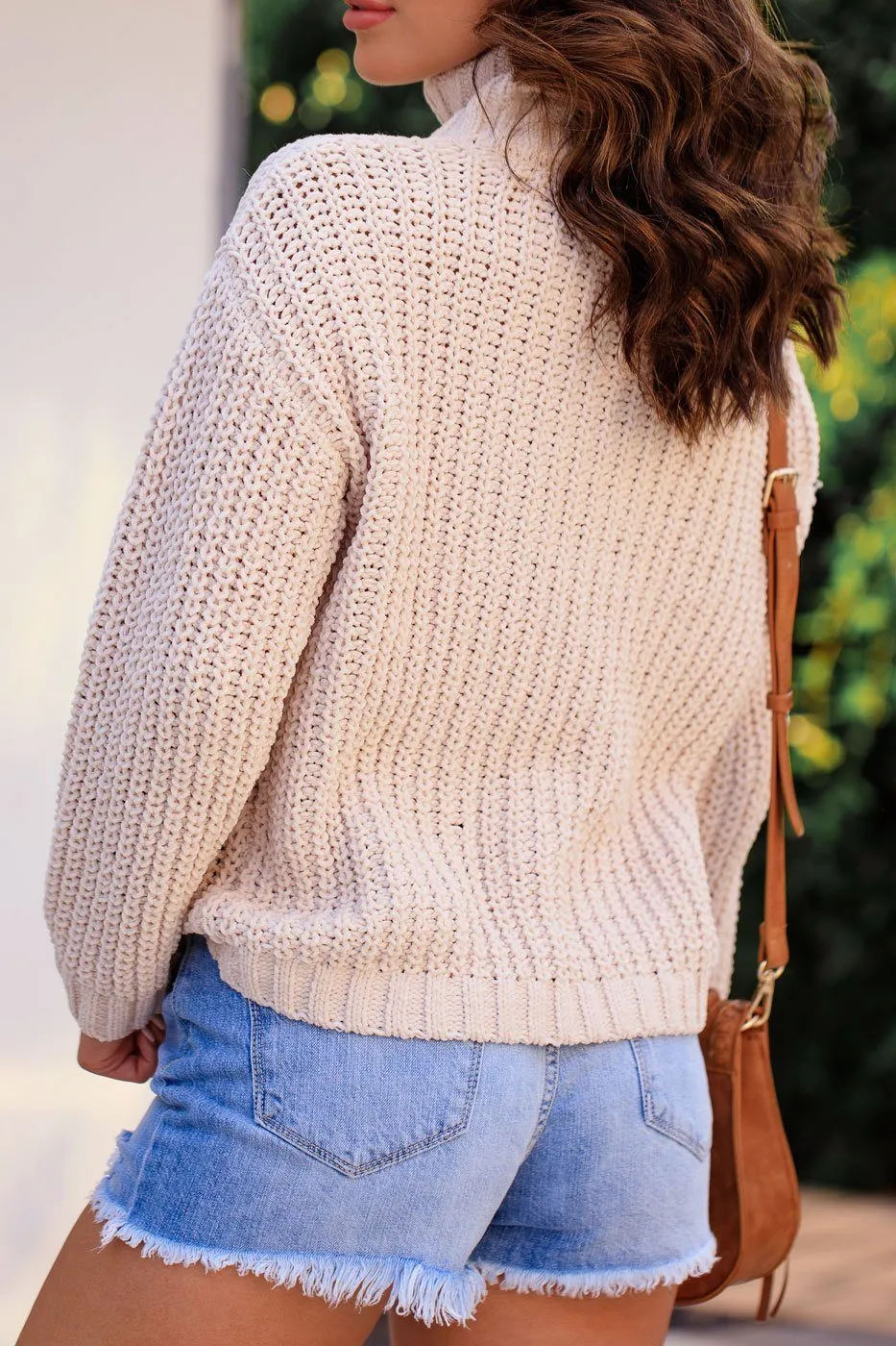 Harriet Ivory Cable Knit Sweater