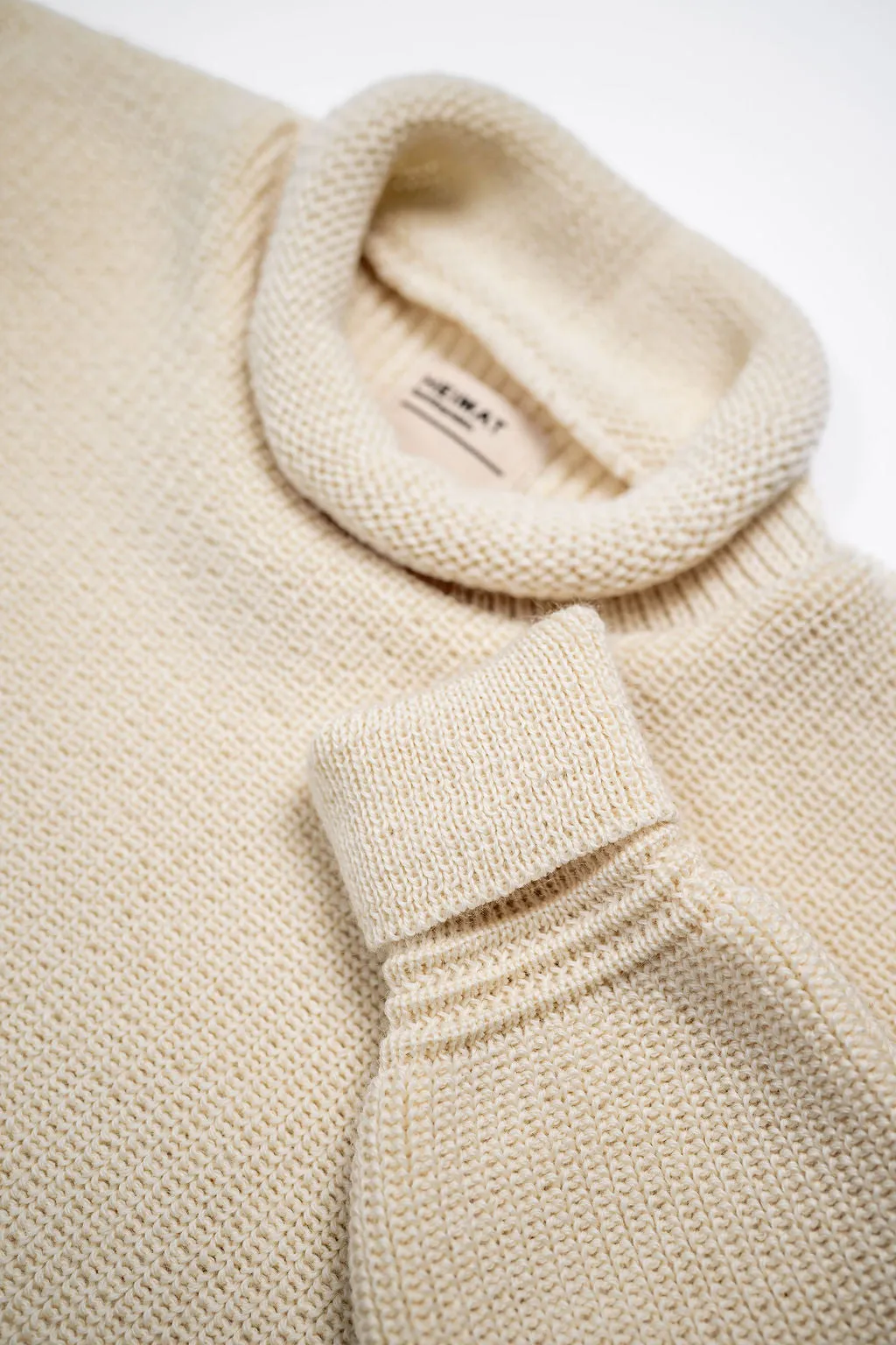 Heimat Textil Mini Roll Neck Sweater - Seashell