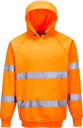 Hi Vis Hooded Sweatshirt