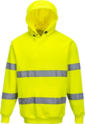 Hi Vis Hooded Sweatshirt