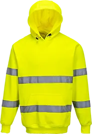 Hi Vis Hooded Sweatshirt