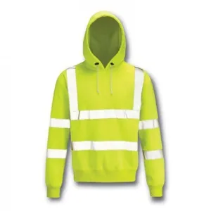 Hi-Vis Reflective Hooded Sweatshirt