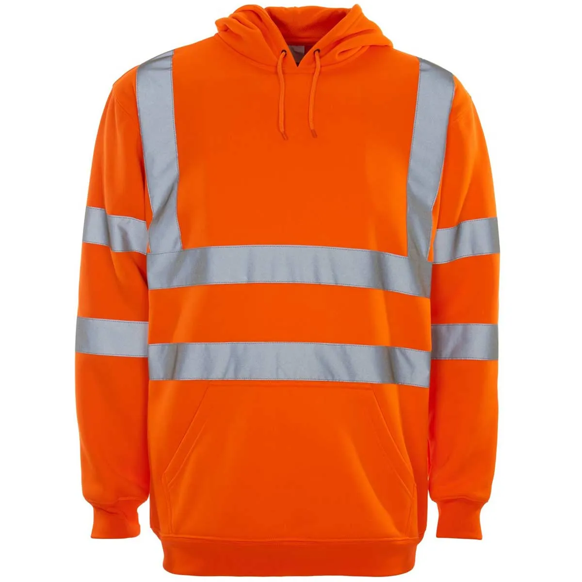 Hi-Vis Reflective Hooded Sweatshirt