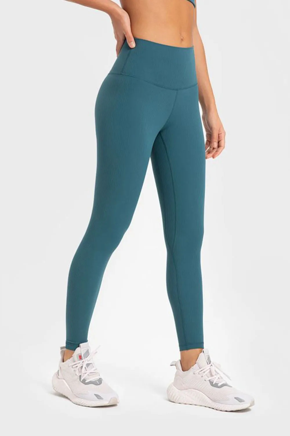 Highly Stretchy Wide Waistband Yoga Leggings (TBL) T