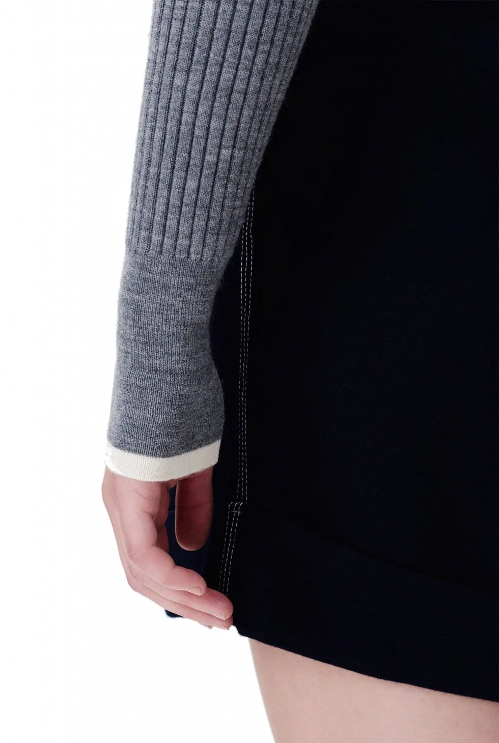 Irene Turtleneck - Grey Melange