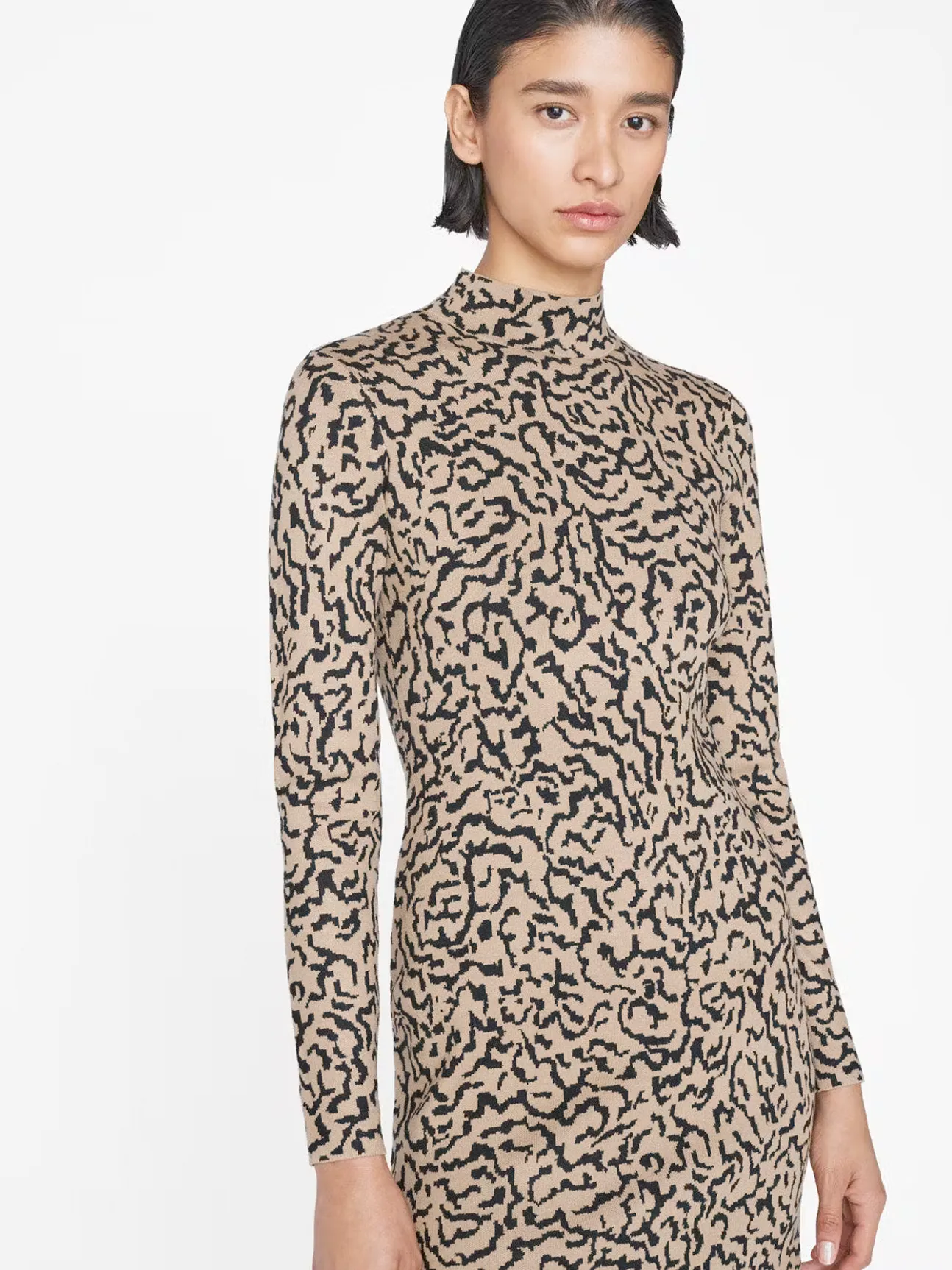 Jacquard Sweater Dress