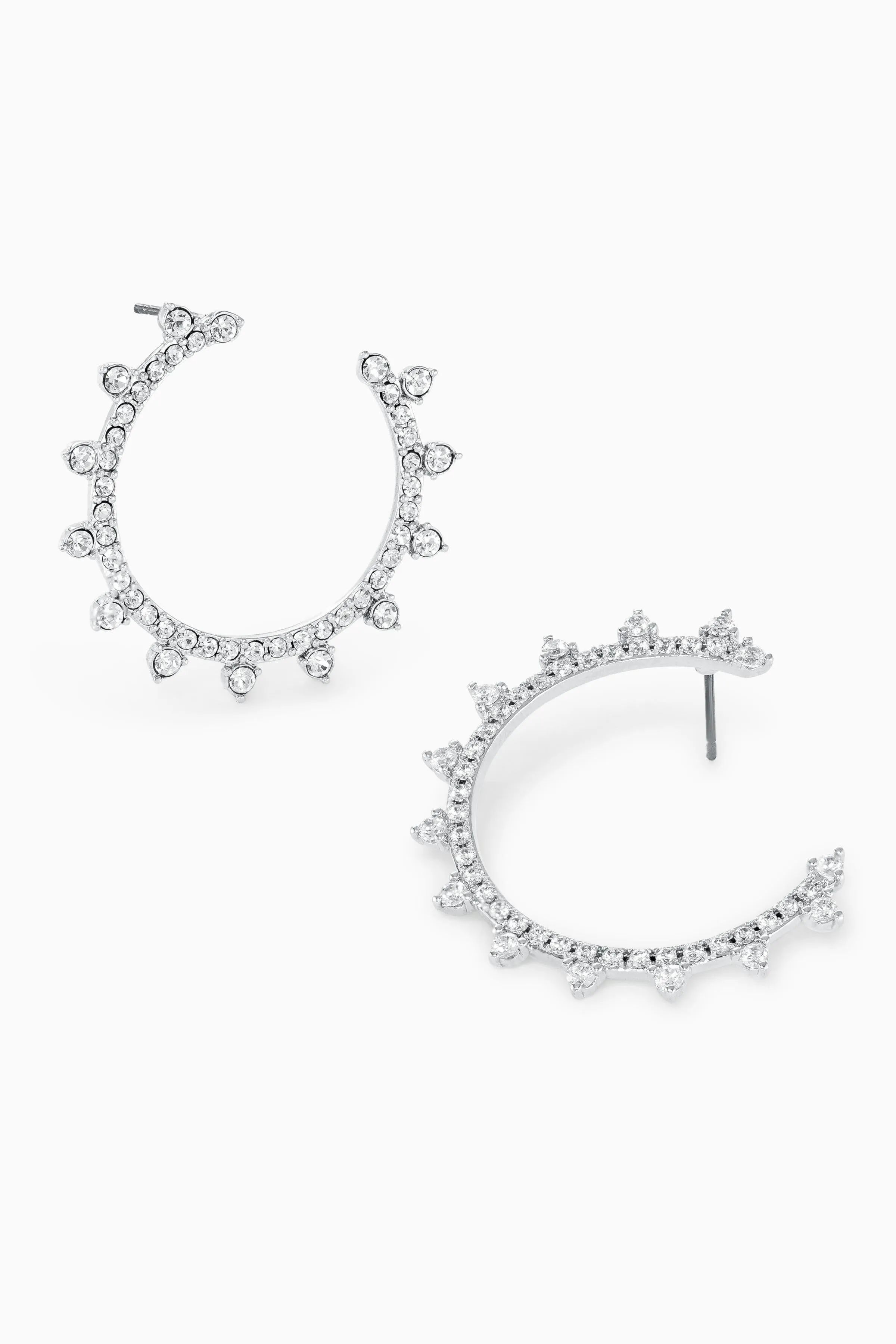 Kelli Pavé Hoop Earrings