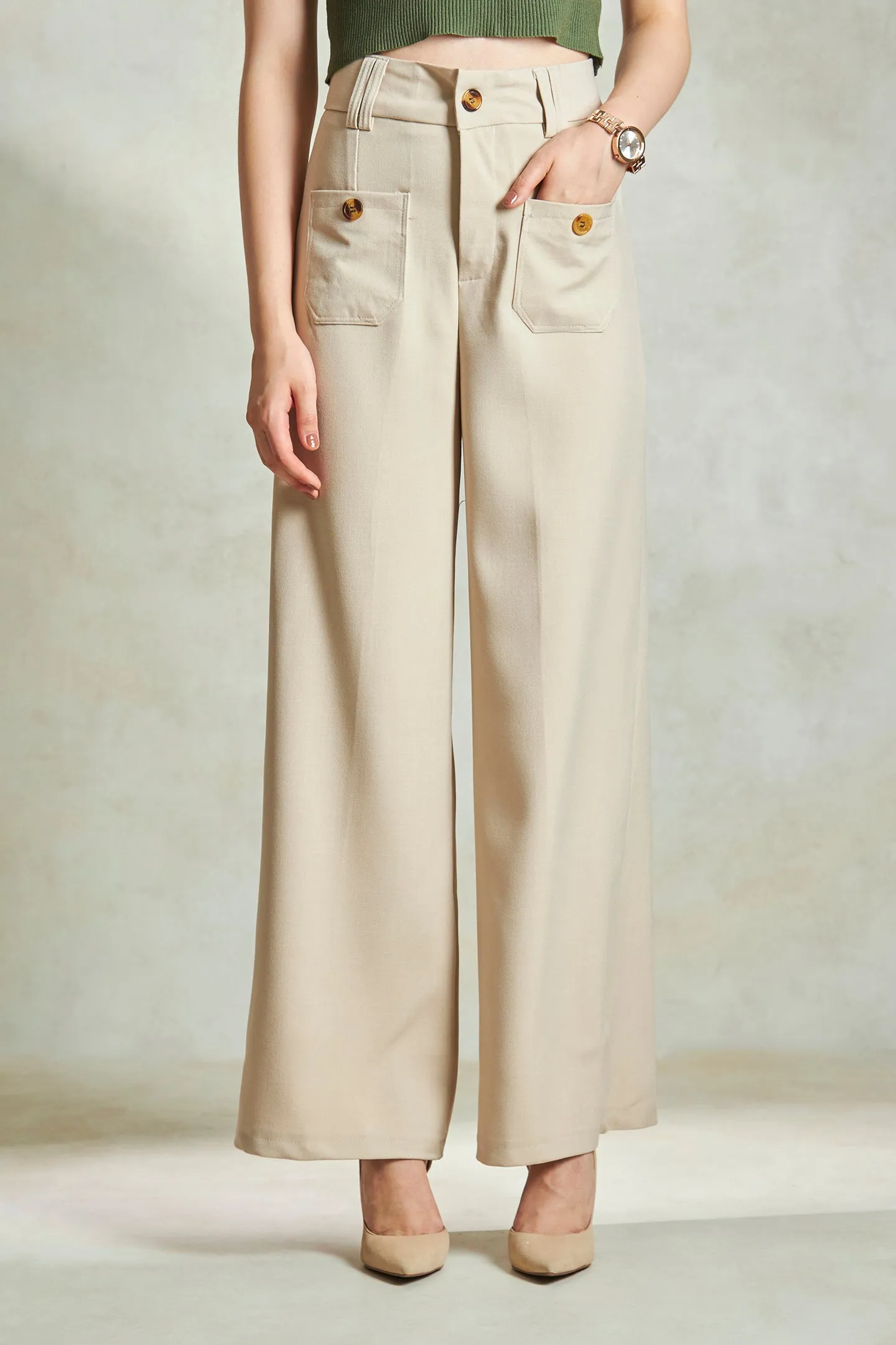 Kim|Straight Fit Trousers