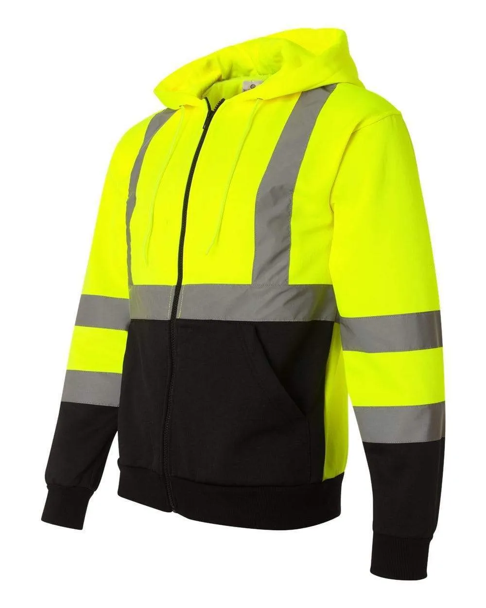 Kishigo - Hi-Vis Full-Zip Hooded Sweatshirt