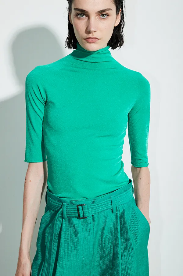 Kiyomi Whole Garment Top in Seafoam (Sold Out)