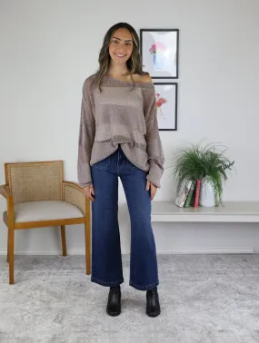 Laurie Mixed Stitch Sweater