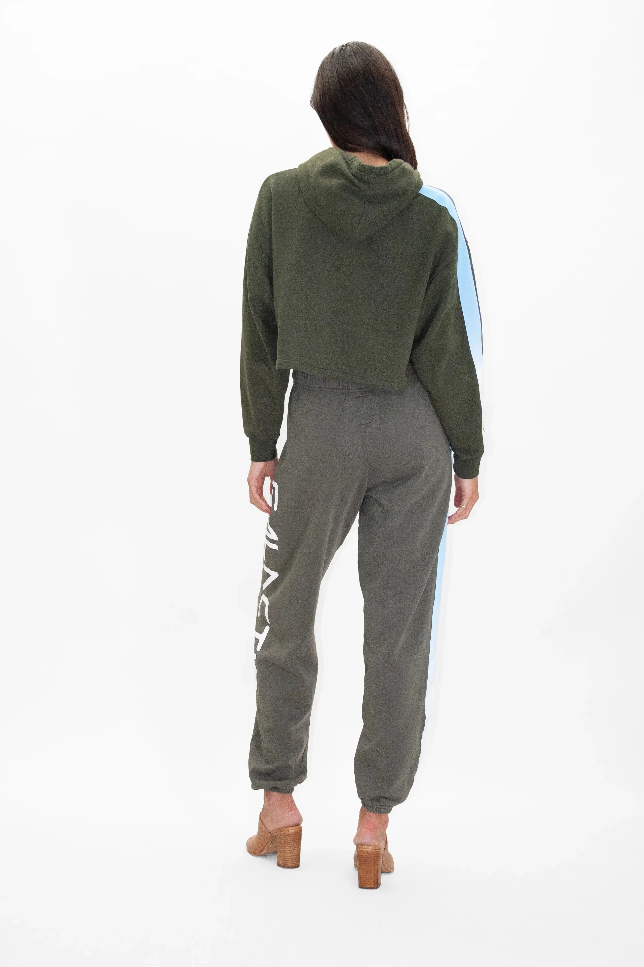 Light Worker Cropped Hoodie in Caladan