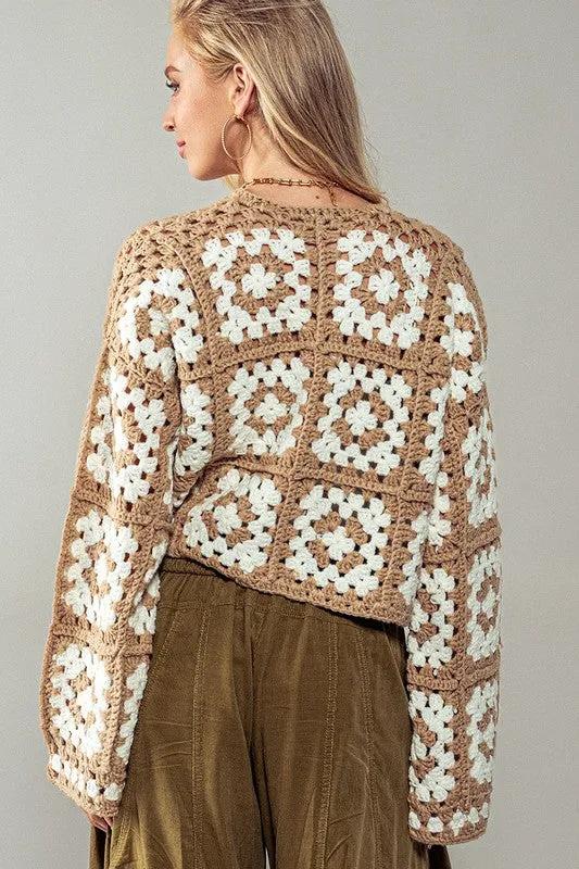 Lily Pad Patchwork Cardigan