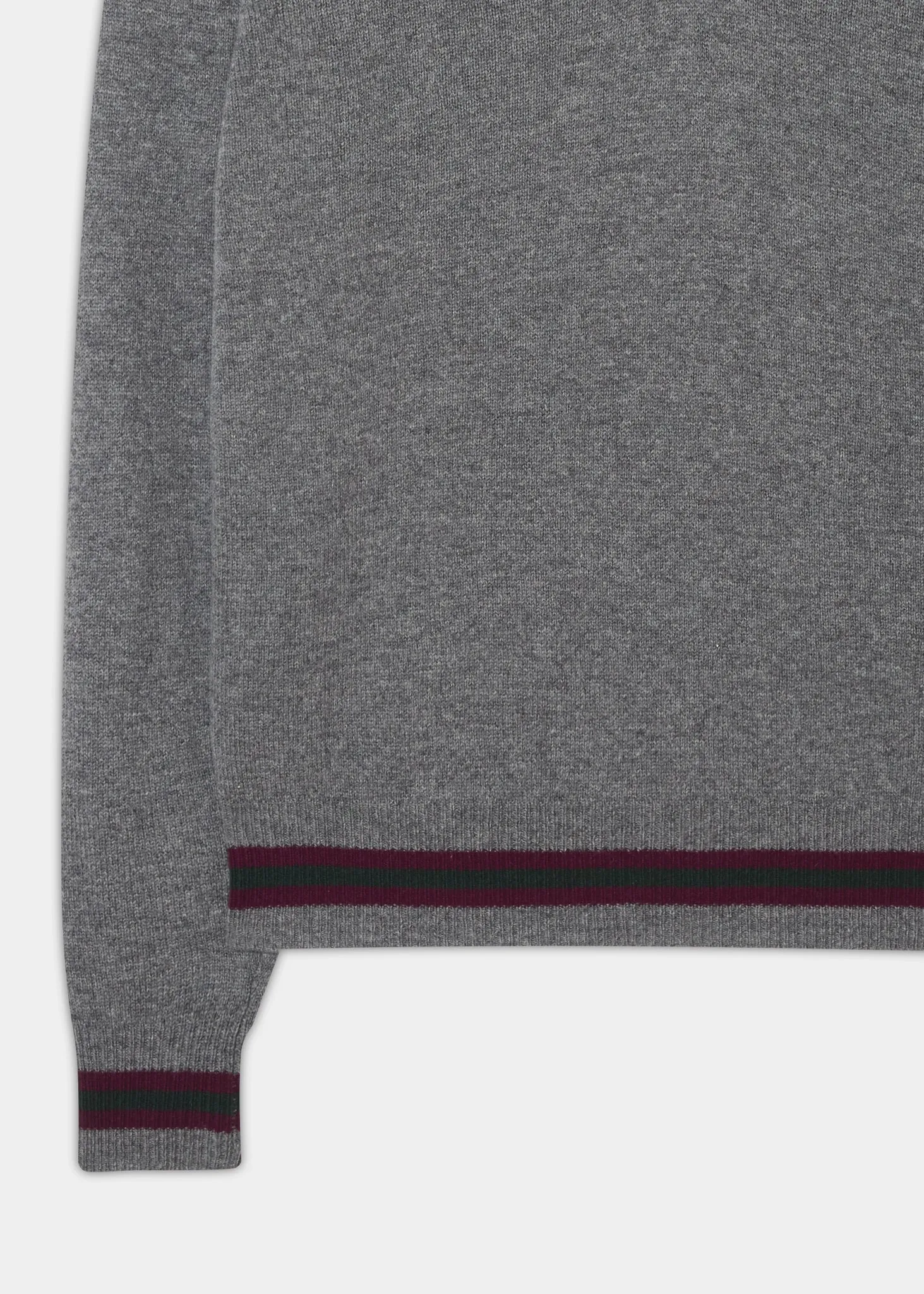 Limited&nbsp;Edition Commemorative Lambswool Sweater In Grey Mix