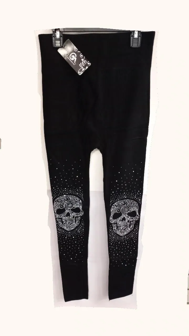 Lined Rhinestone Leggings