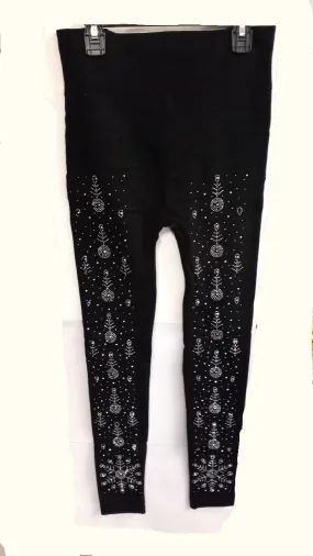 Lined Rhinestone Leggings